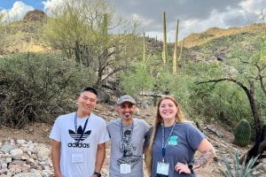 Moe, Megan and Tao attend the FASEB Cilia 2022 conference